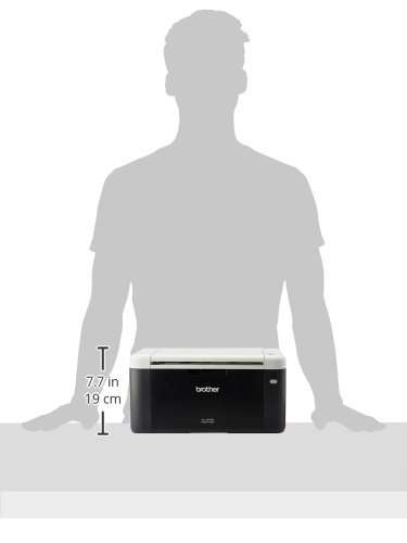 Amazon: Brother HL1212W, Impresora láser monocromática con conectividad en red inalámbrica, Negro/Gris