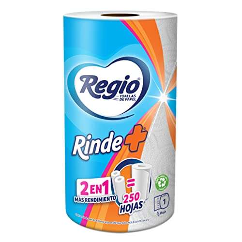Amazon: Regio Rinde+ servitoallas de papel, 250 hojas dobles, 1 rollo