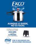 Amazon: Ekco Olla Express Clasica Tradiciones 8Litros $100 MAS BARATA QUE HACE RATO!! + 125 DE DESCUENTO CON CUPON para que quede en $574
