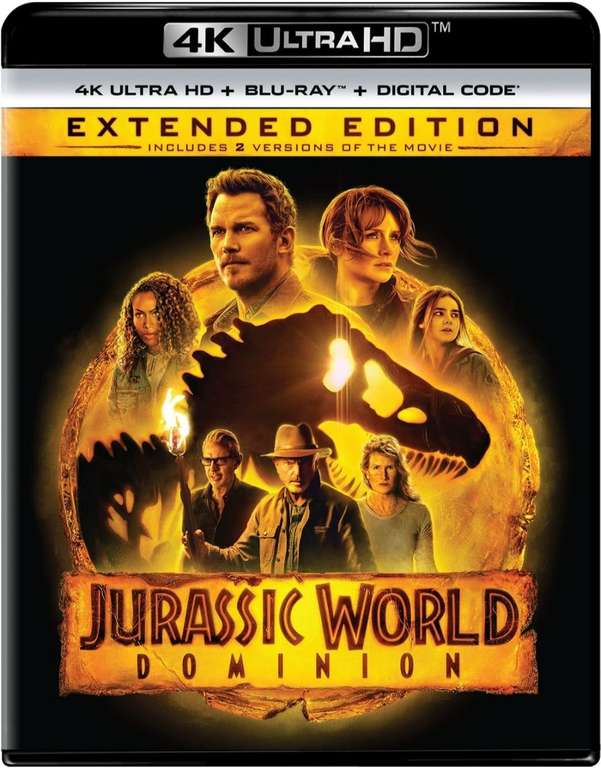 Amazon: Jurassic World Dominion Blu-Ray 4K | Oferta Prime