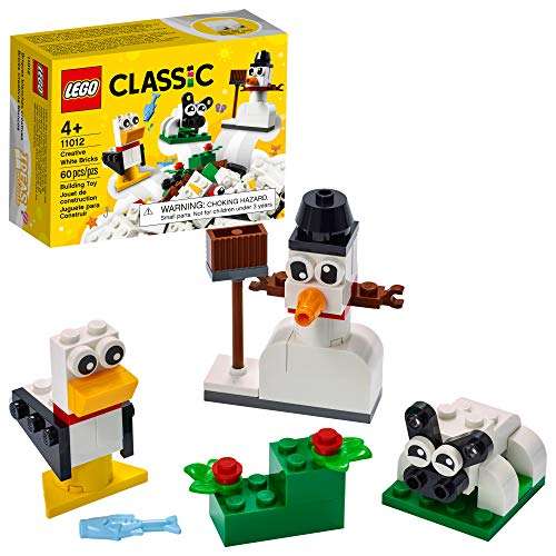 Amazon: LEGO Kit de construcción Classic 11012 Bricks Creativos Blancos; Juguete para niños (60 Piezas)