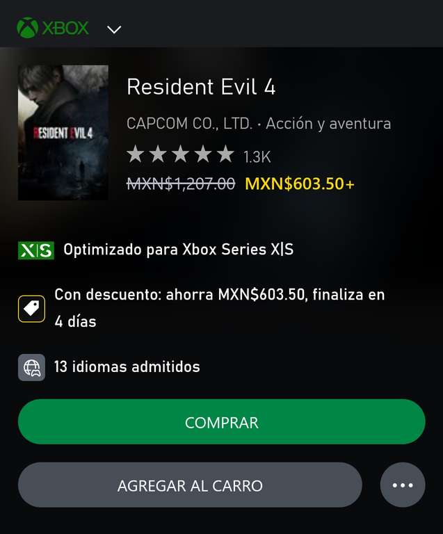 Resident Evil 4 Remake - Xbox Store