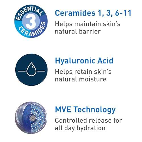 Amazon | CeraVe - Loción facial hidratante Pm, 3 onzas