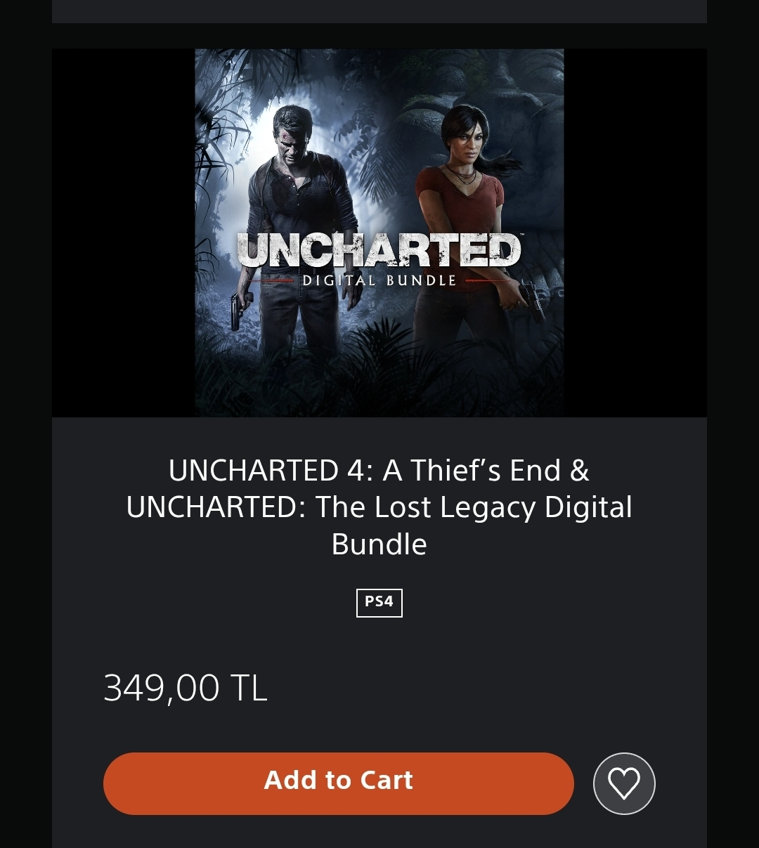 PlayStation: Uncharted 4 PS5 Turquia
