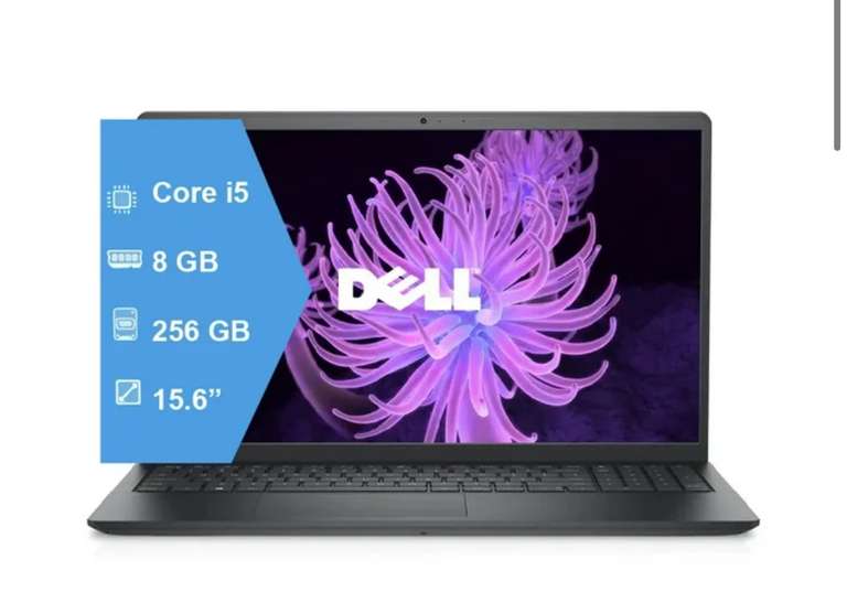 Bodega Aurrera: Laptop DELL Vostro 3520 15.6" Full HD; Intel Core i5-1235U, 8GB RAM, 256GB SSD Dell ; Windows 11