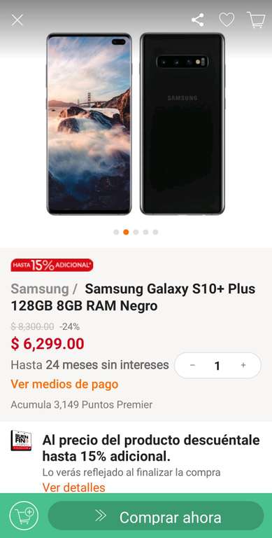 Linio: Samsung Galaxy S10+ Snapdragon