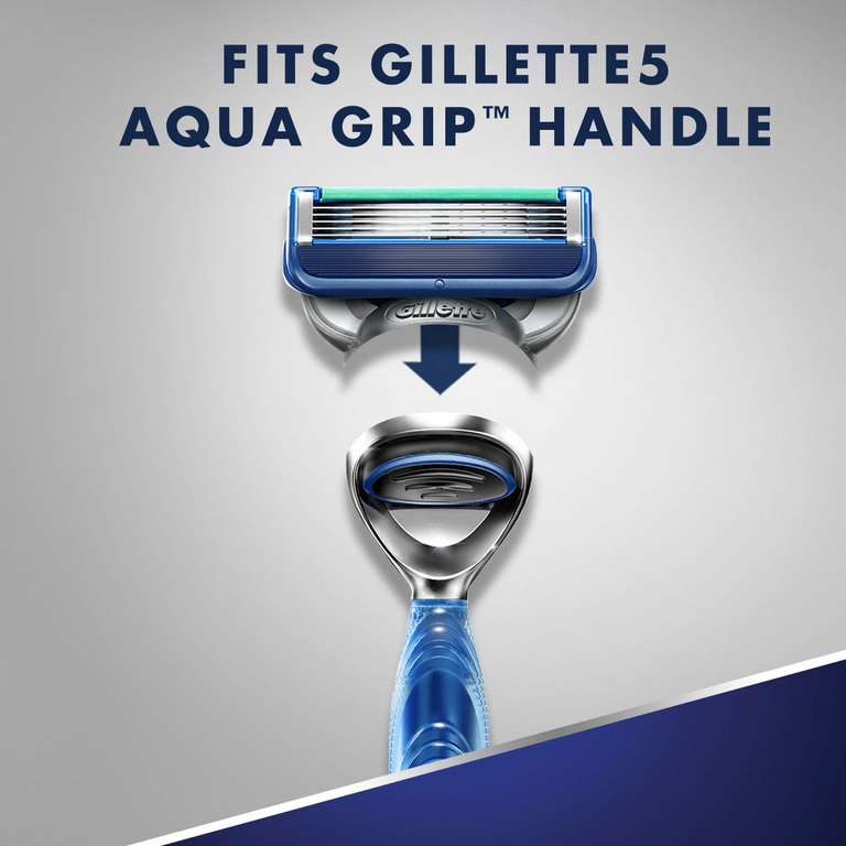 Amazon MX: Gillette 5 - 12 cartuchos de afeitar para hombre, con 5 navajas c/u