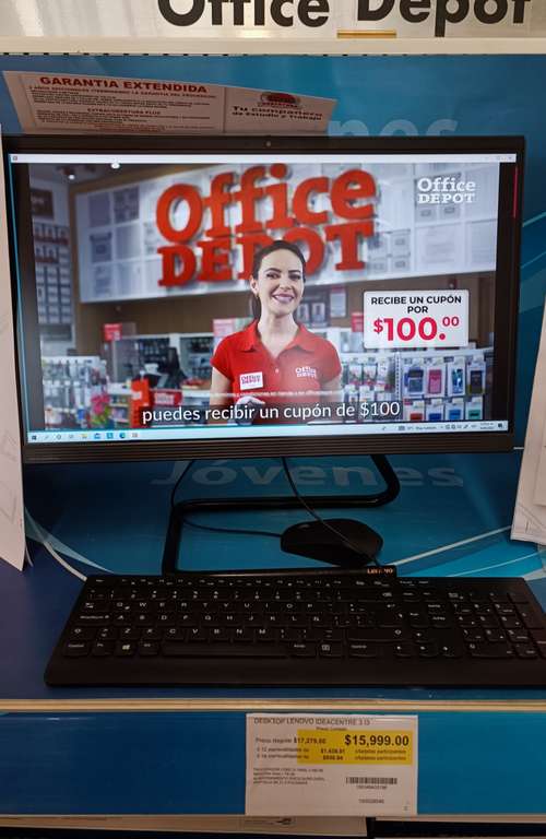 Office Depot - Lenovo All In One - Core i3 - 21.5" - 1 TB - 4GB RAM