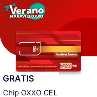 Oxxo: GRATIS Chip Oxxo Cell
