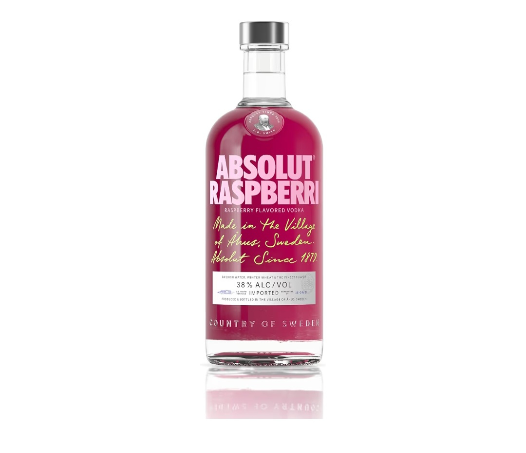 Amazon: Absolut Vodka Raspberry, Pears y Original 750 Ml