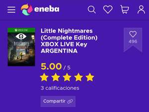 Eneba : Little Nightmares Edición completa Argentina