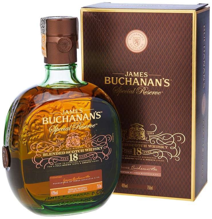 Amazon: Whisky Buchanan's 18 750 ml. 33% de descuento