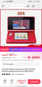 AliExpress: Consola Nintendo 3DS Usada