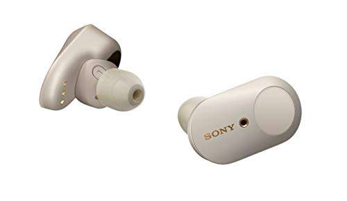 Amazon: Sony WF-1000XM3 - Auriculares inalámbricos con cancelación de ruido, Plateado (Reacondicionado) | Precio antes de pagar