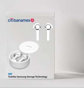 Audífonos TSST Toshiba Samsung Storage Technology gratis con Ahorrofácil Banamex (usuarios seleccionados | topado a 10,000 audífonos)