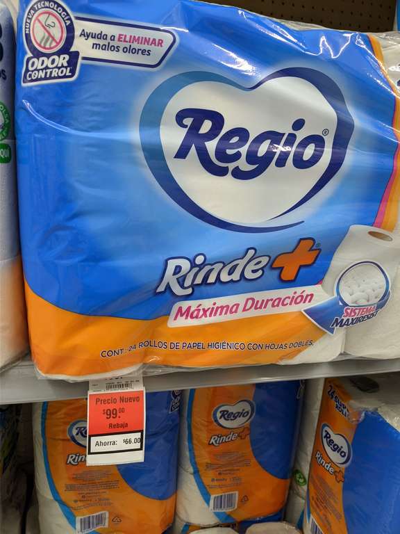 Walmart I Regio rinde+ 24 rollos