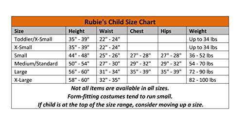 Amazon: Rubie's Disfraz Infantil de Ninja roja, Un Solo Color, Large- envío gratis prime