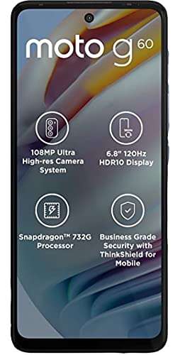 Amazon: Moto G60 128+6GB Dual SIM Dynamic Gray