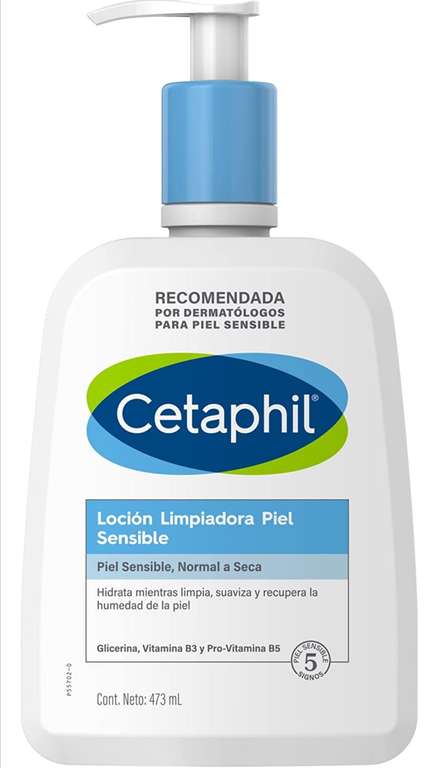 Amazon - Cetaphil Loción limpiadora para piel sensible | Envío Prime