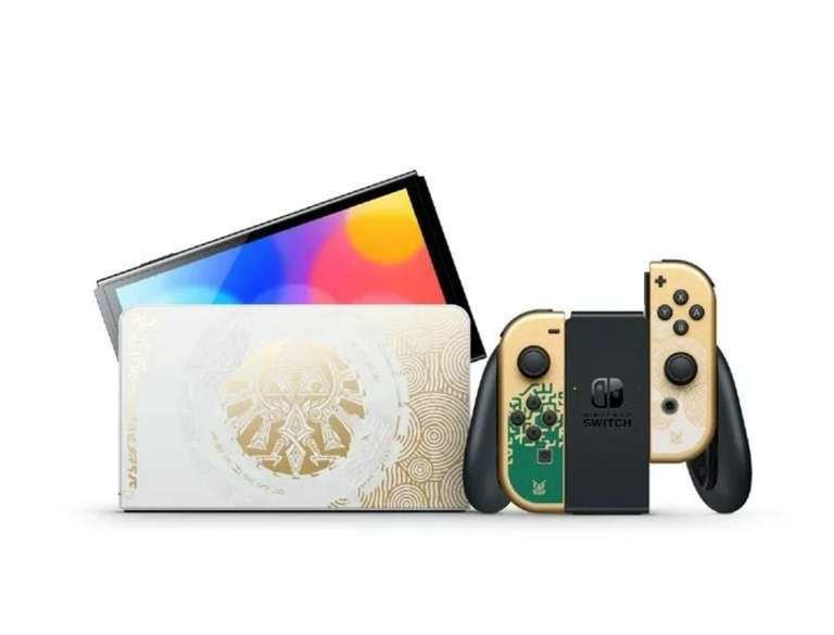 Bodega Aurrera: Nintendo switch OLED edición Zelda TOTK (Con BBVA y cupón a 12 MSI)