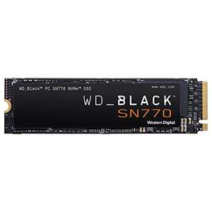 Amazon: WD_BLACK 1TB SN770 NVMe Unidad de Estado sólido Interna para Juegos - Gen4 PCIe, M.2 2280, hasta 5,150 MB/s