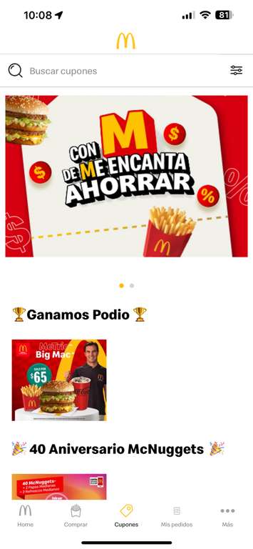 McDonald’s: McTrío Big Mac Mediano por $65