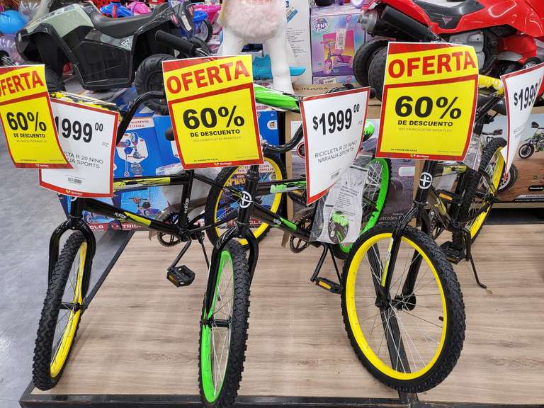 Soriana: Bicicletas al 60% de descuento. Ej. Fuxion R20 $799