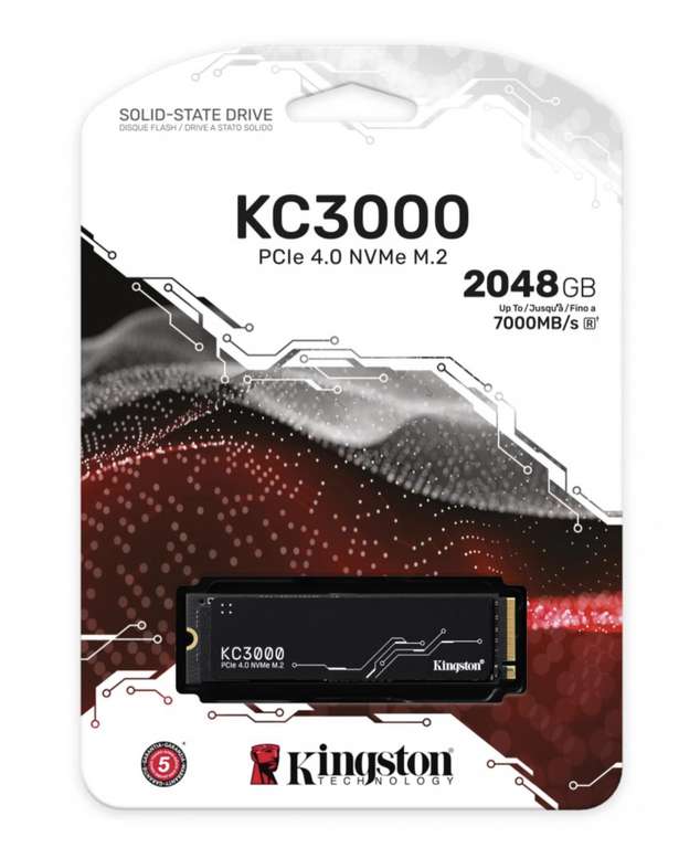 CyberPuerta: SSD Kingston KC3000 NVME 2TB