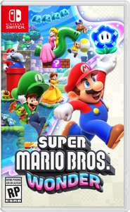 Aliexpress: Super Mario Bros Wonder, nintendo switch + anillo para la fiera