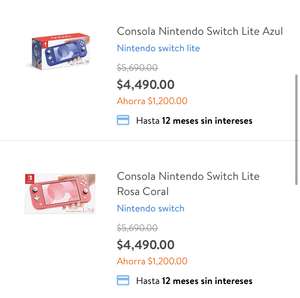 Walmart: Nintendo switch lite