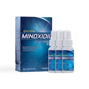 Amazon: Minoxidil Solución 5% Anacastel (3 pack)