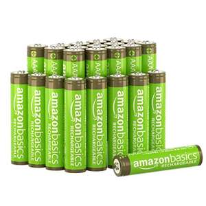 Amazon: Paquete de baterías AAA recargables 24 Performance 800 mAh, recarga hasta 1000 veces $17 C/U