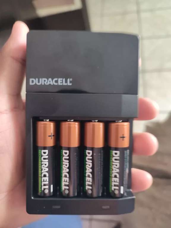 Mercado Libre: Cargador Pilas Recargables Duracell Aa Aaa C 4 'baterías Aa  