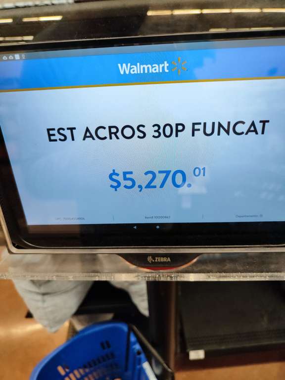 Walmart : liquidación $5270.01 Estufa Acros 30p