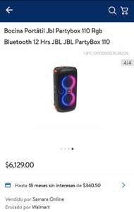 JBL Partybox 110 Walmart