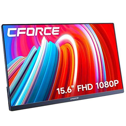 Amazon: C-FORCE Monitor portátil, 15.6 pulgadas 1080P FHD | Precio antes de finalizar compra