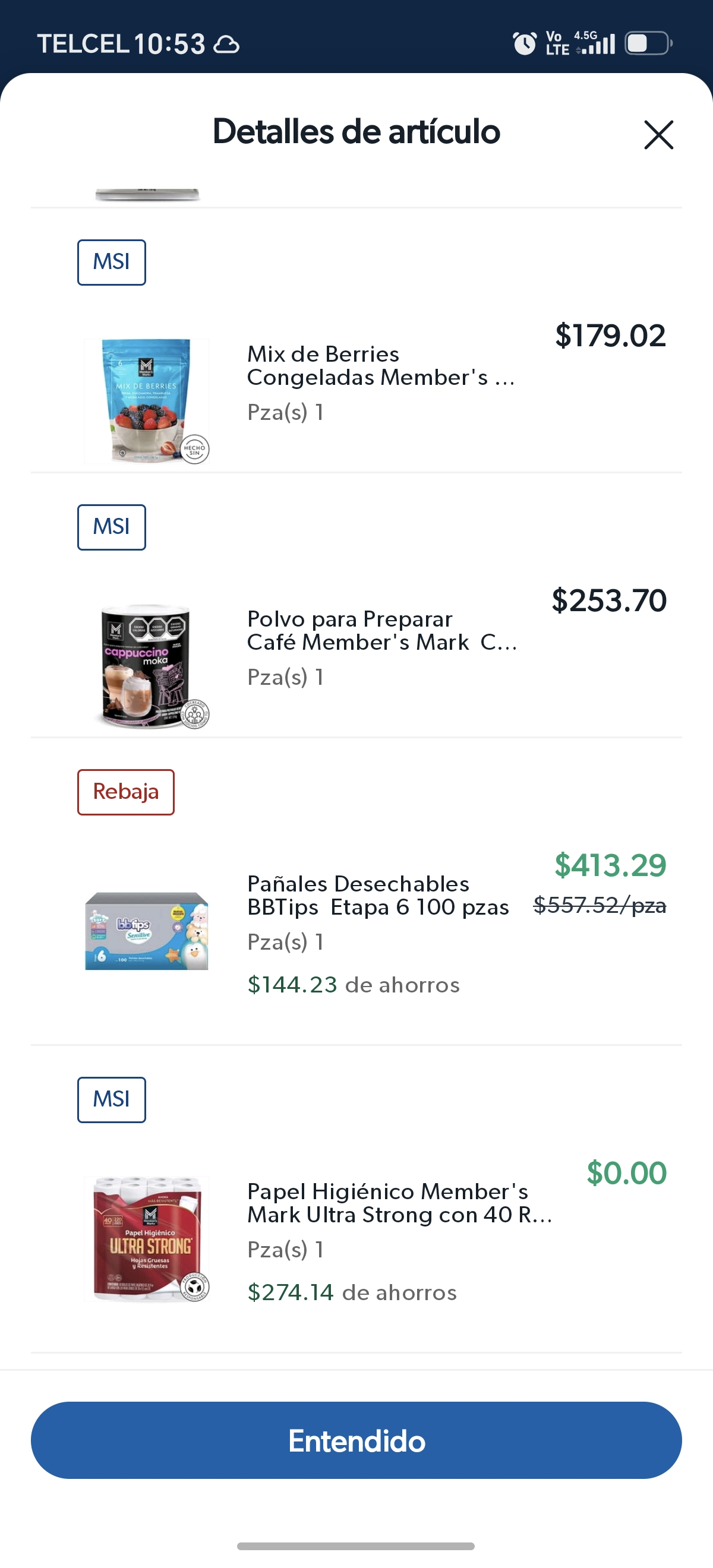 Sam's Club: EN LA COMPRA $1,000 MXN O MÁS Y RECIBE GRATIS UN PAPEL HIGIÉNICO MEMBER'S ULTRA STRONG