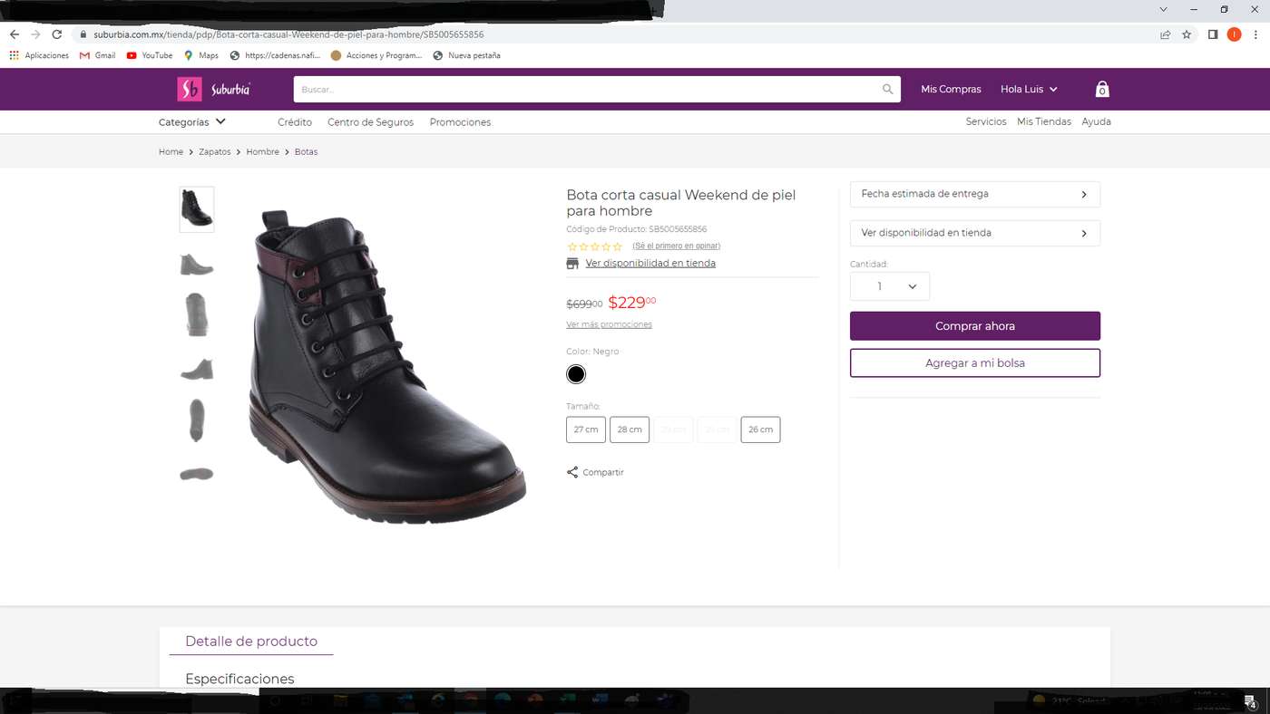 Bota de campo barata Paredes Country II CM5048
