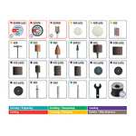 Amazon, Dremel 710-08 Kit de accesorios de todo propósito para herramienta giratoria, 160 piezas,