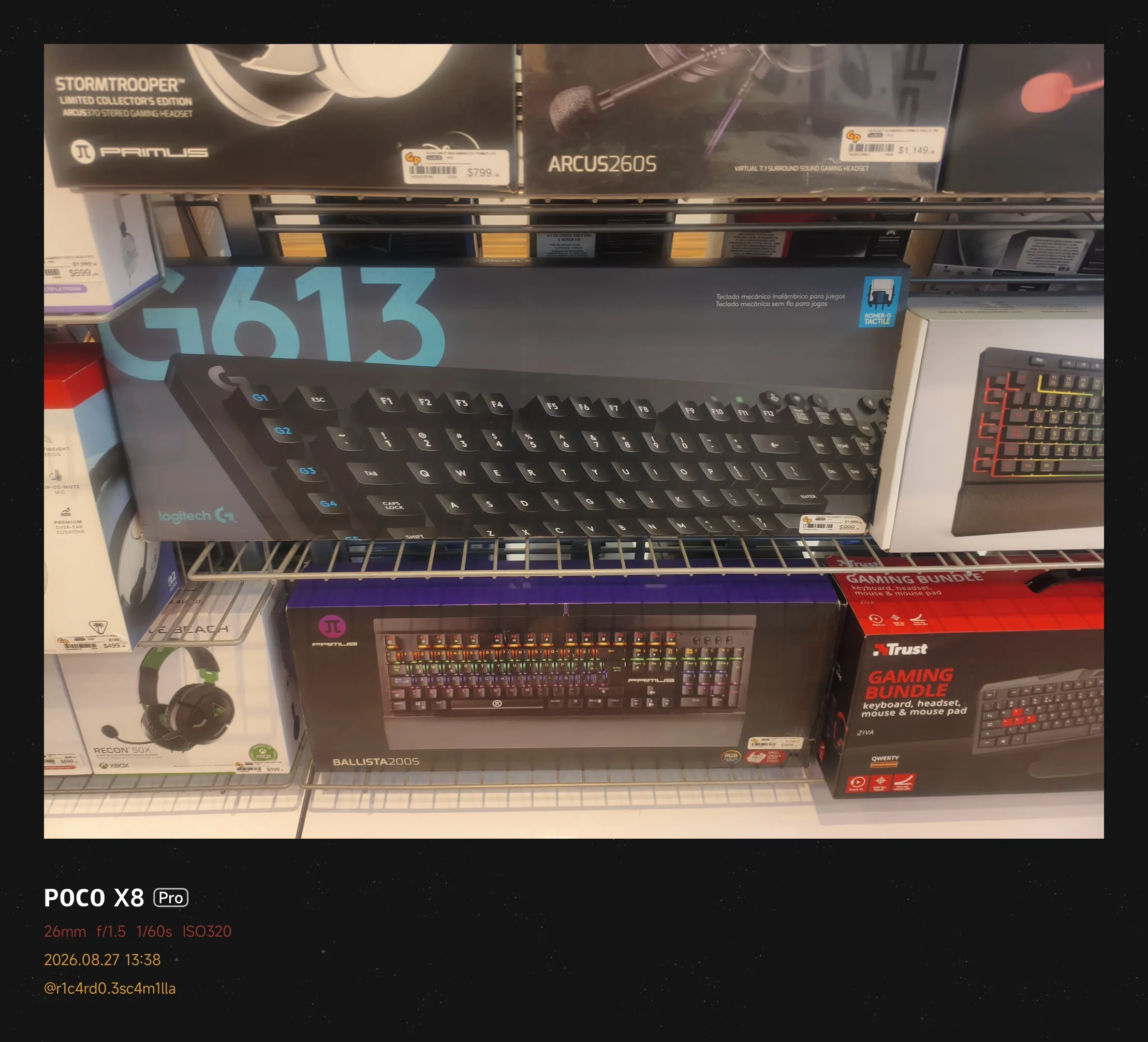 Game planet: Teclado Logitech G613