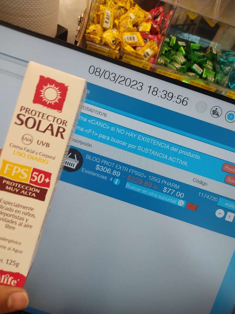 Farmacias Guadalajara, Zapopan: Protector solar FPS 50+ (oferta nacional)