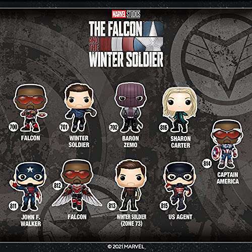 Amazon: Funko Pop! Marvel Falcon and The Winter Soldier - Capitan America (Sam Wilson)