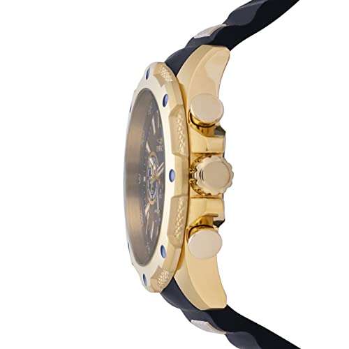 Amazon: INVICTA I-Force Men 50mm Stainless Steel Gold Blue dial VD54