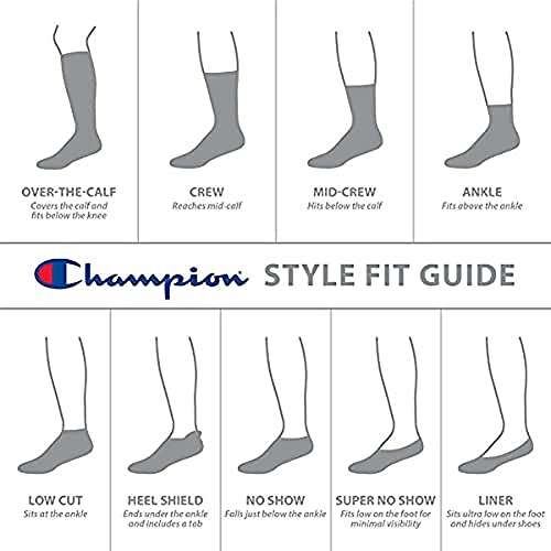 Amazon: Champion Pack de 6 calcetines de tobillo para hombre