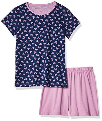 Amazon Optima Básico Juego de Pijama para Niñas talla 8