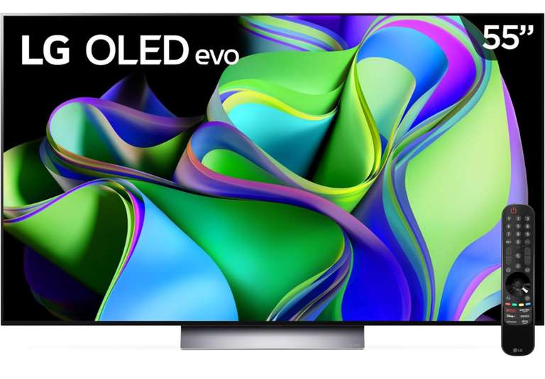 Amazon: LG Pantalla OLED EVO 55" 4K Smart TV con ThinQ AI OLED55C3PSA