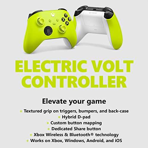 Amazon. XBOX - Control inalámbrico - Electric Volt