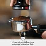 Amazon: Cafetera Breville Barista Express Espresso con jarra de leche con control de temperatura, acero inoxidable cepillado