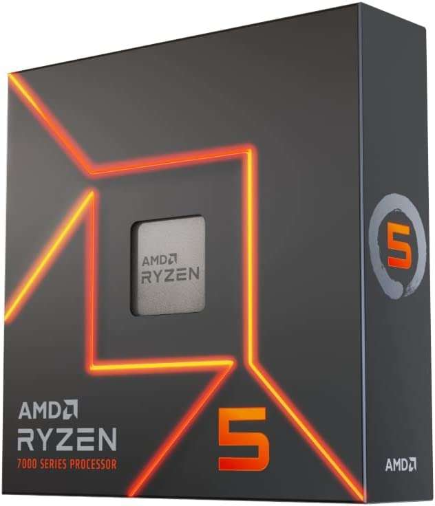 Amazon: Procesador AMD Ryzen 5 7600X, S-AM5, 4.70GHz, Six-Core, 32MB L3 Cache - no Incluye Disipador