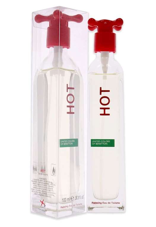Amazon: Hot by United Colors of Benetton for Women - 3.3 Ounce EDT Spray